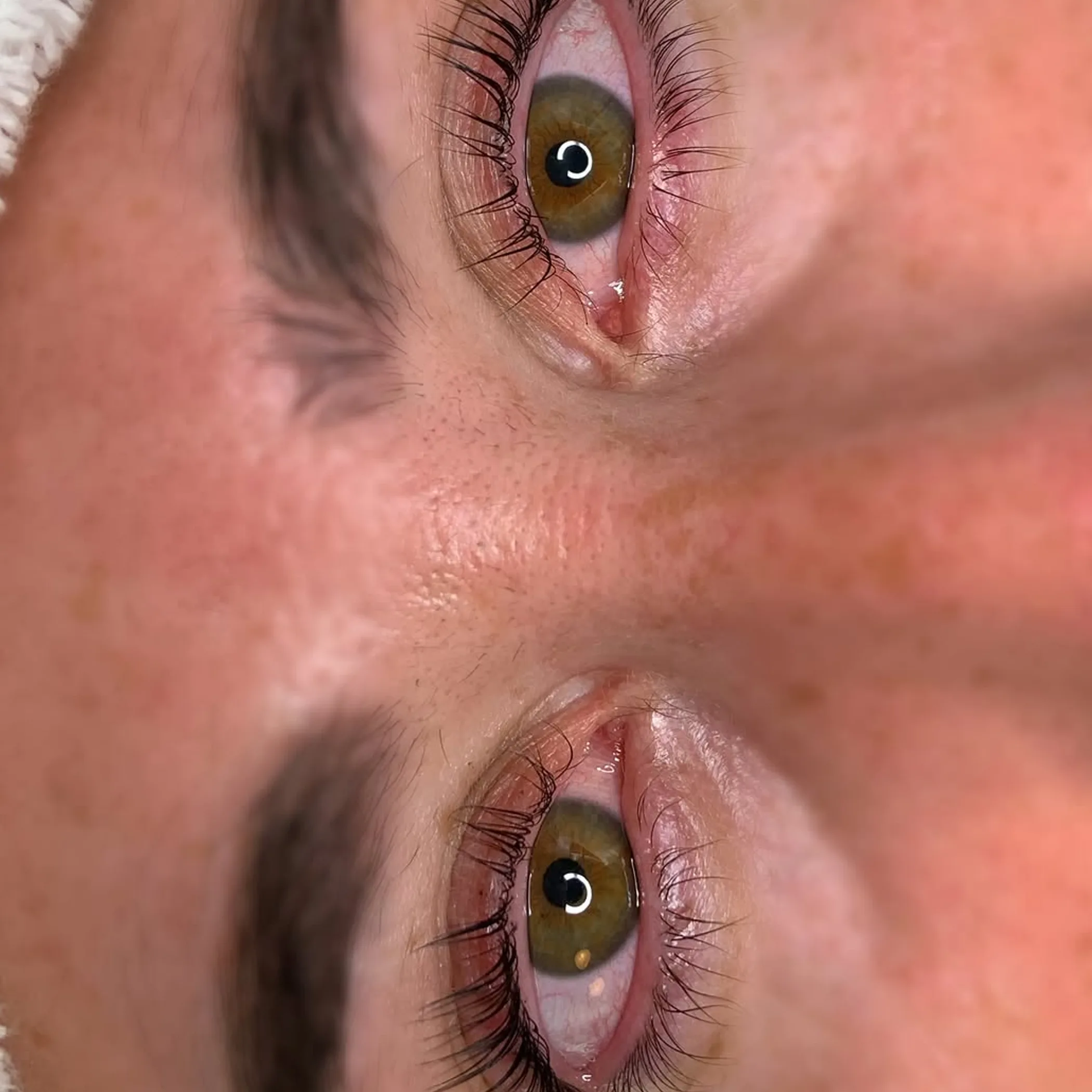 lash enhancement numbing cream application process